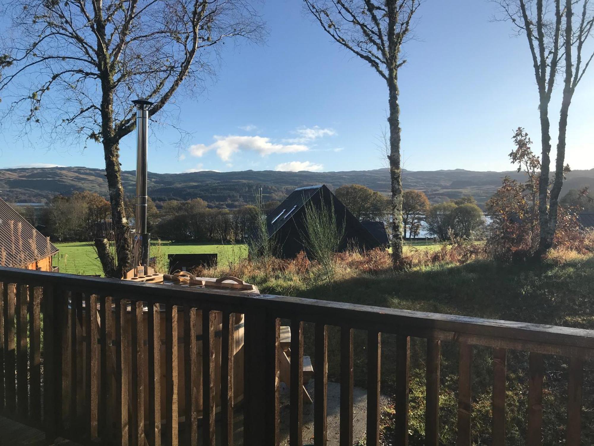 Loch Aweside Forest Cabins Dalavich Rom bilde